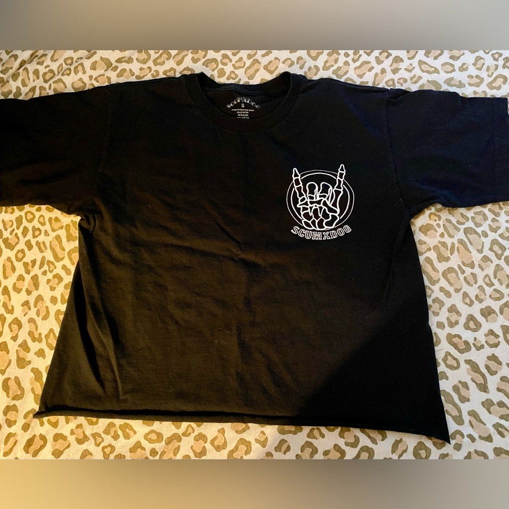 Scumdog cropped shirt